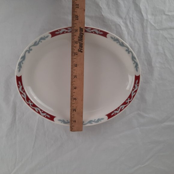 RARE Mid-Century Syracuse Platter - Made in New York - 11.25" x 9" - Picture 5 of 8